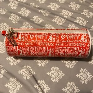 COACH poppy cosmetic bag